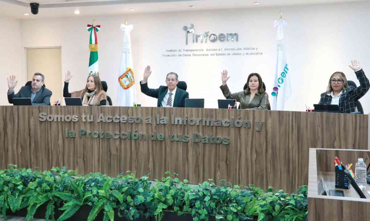 Realizó el Infoem su primera sesión ordinaria del Pleno 2024 Infoem